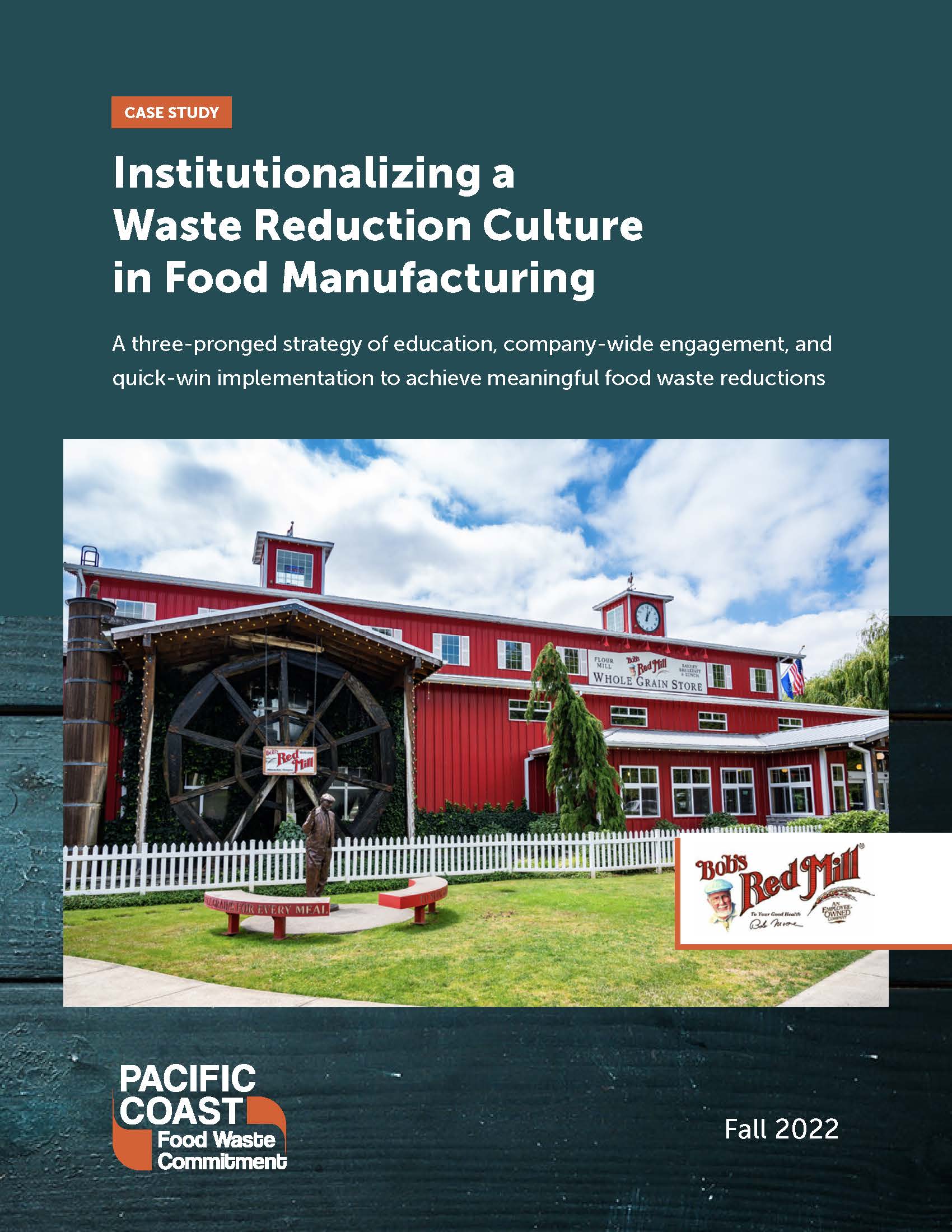 Institutionalizing a Waste Reduction Culture in Food Manufacturing